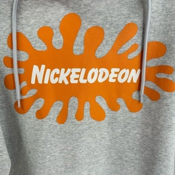 Nickelodeon 90's Cartoon Rugrats Ren and Stimpy Pullover Sweatshirt Gray Small - Picture 4 of 12